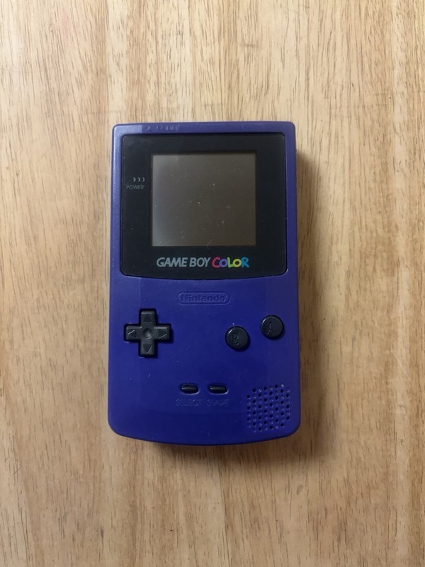 Nintendo Game Boy Color Handheld System Purple For Parts No Sound READ