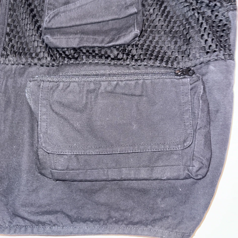 Chaleco de pesca 40S & Shorties negro mediano Foto 3 de 4