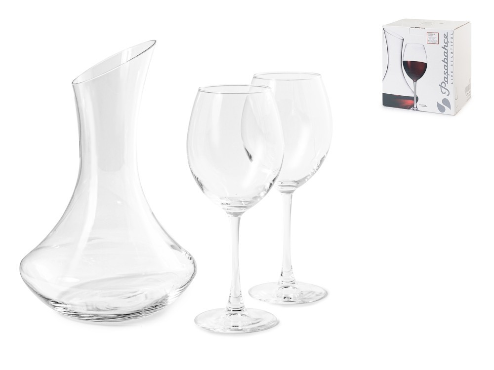 Set 3 Pieces Tasting Pasabahce Wine Shop Glass Clear