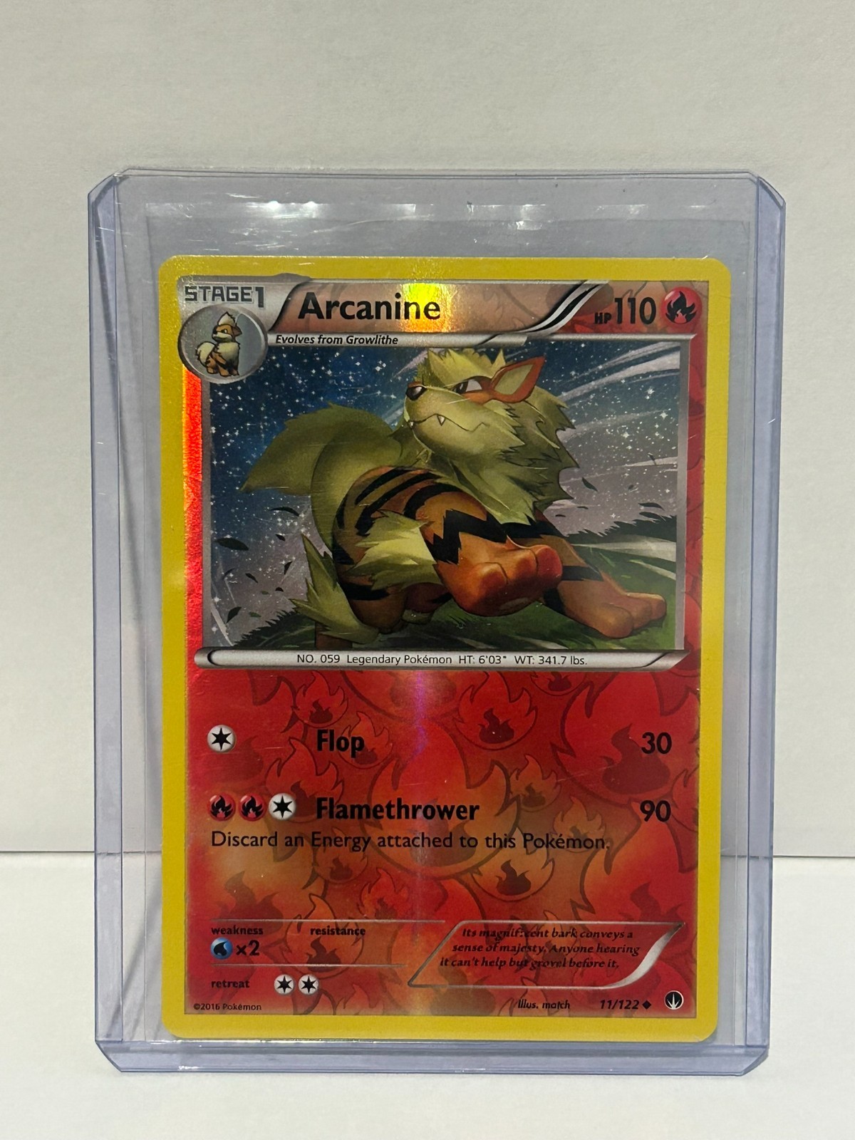 Arcanine 11/122 Breakpoint Reverse Holo