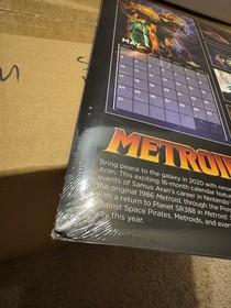 Metroid 2020 Calendar Official Nintendo Samus Prime Fusion Wall Art NES SNES
