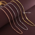 SILVER/ROSE/GOLD FILLED CABLE CHAIN for Pendant WOMENS MENS KIDS NECKLACE 16-24'