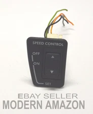 1991 JAGUAR XJS V12 SWITCH CRUISE SPEED CONTROL MAIN DAC7528  with Bezel OEM