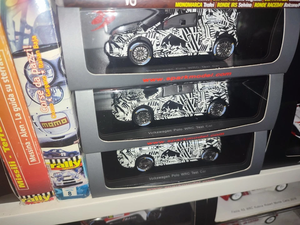 1x Spark S5153 VOLKSWAGEN POLO Wrc PLUS S.OGIER Rally TEST 2017 -1:43 RARE - Immagine 3 di 4
