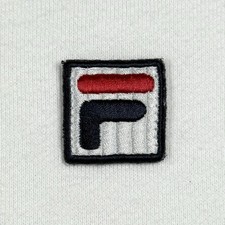Varsity FILA Tennis White Line Heavy Weight Crewneck Sweatshirt Mens: S Small