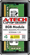 8GB DDR4 2666Mhz PC4-21300 PC4-2666V CL19 SODIMM 1.2V 260-Pin Non-Ecc SO-DIMM