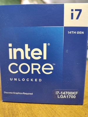 Intel Core i7-14700KF 20-Cores 3.4GHz LGA 1700 CPU Processor (BX8071514700KF)