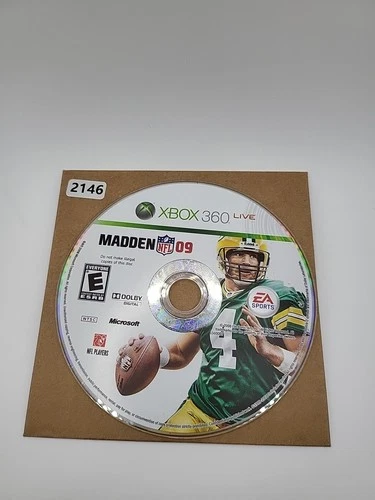 Madden NFL 09 (Microsoft Xbox 360, 2008) DISC ONLY NO Usps TRACKING