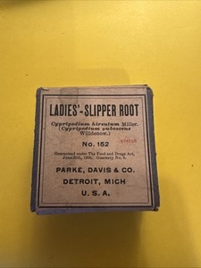 Vintage Parke Davis Detroit Michigan Ladies slipper RootJune 1906Sealed Unopened