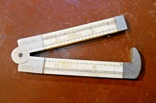 Stanley No. 38 6" Folding Ruler with Slide Caliper- Great Condition