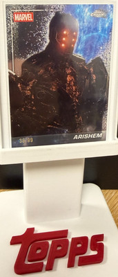 2025 Topps Marvel Studios Chrome S-127 Arishem Snap Variation Refractor /99