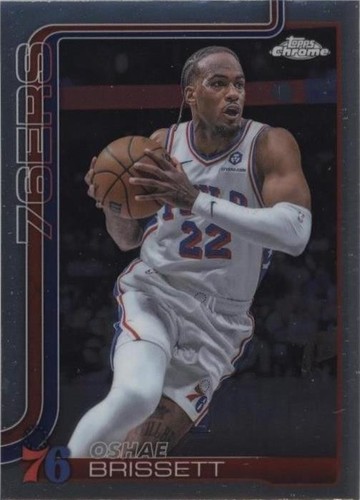 2025 Topps NBA Finest Oshae Brissett Auto /99 Blue Geometric 