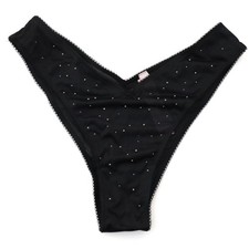 VICTORIA'S SECRET Dream Angels Crystal Shimmer Smooth Silky Brazilian Panty M