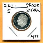Gem 2021-S Proof Cameo (.999) Silver Roosevelt Dime - Free Shipping