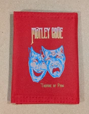Vintage NOS Motley Crue Nylon Wallet Girls Girls Girls Theatre of Pain