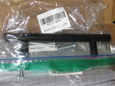 Lot 15 Probrico HMPD3383 Black Solid SS Cabinet Pulls 6'' long 3-3/4'' Hole space