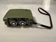 VINTAGE NEW 70's Four Star FS-7 Solid State Radio in Green - RARE