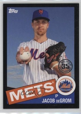 2020 Topps 1985 Topps Baseball Black 297/299 Jacob deGrom #85-66 0c9g