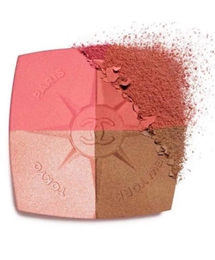 TOTALMENTE NUEVO Voyage De Chanel Paleta Facial de Viaje Rubor Polvos Iluminadores Foto 2 de 4