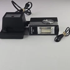 Sunpak Flash 7e Ultra Quick Charge System Flash Tube Charger And Sync Cord Works