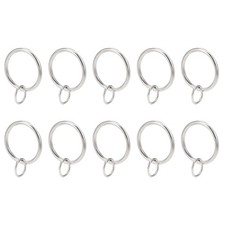 32mm Inner Diameter Curtain Rings - 14Pack - Good for Curtain - White