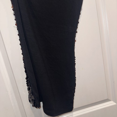 Vintage y2k Wet Seal Off Shoulder shirt Top Sequence Small VTG Grunge Party Gold - Picture 9 of 10