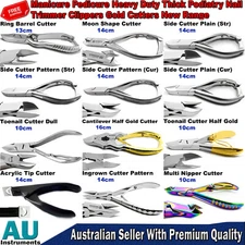 Manicure Pedicue Nail Art Cutters Podiatry Heavy Duty Thick Nail Nippers New CE