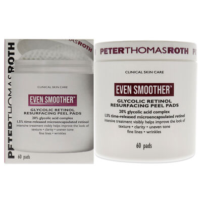 Peter Thomas Roth Even Smoother Glycolic Retinol Resurfacing Peel 60 Pads a