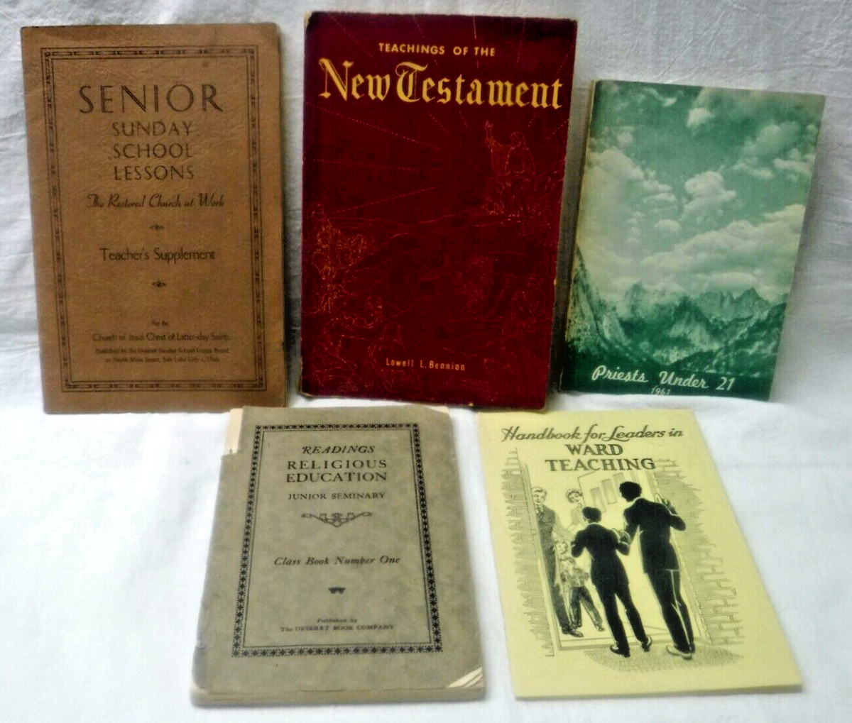 Vintage Sunday School Lessons Bible Lessons N J W V 