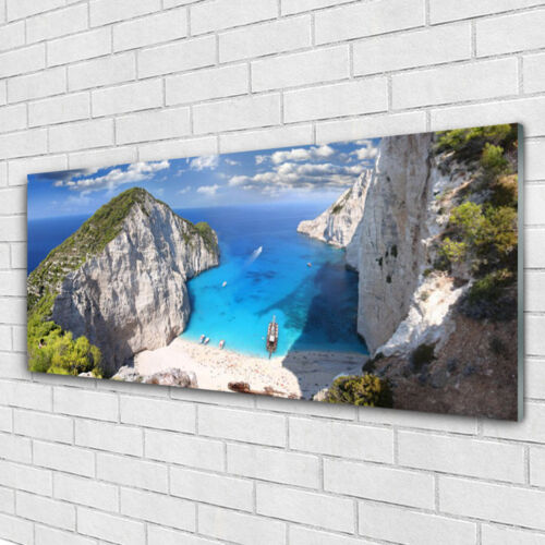 Acrylic print Wall art 125x50 Image Picture Gulf Landscape