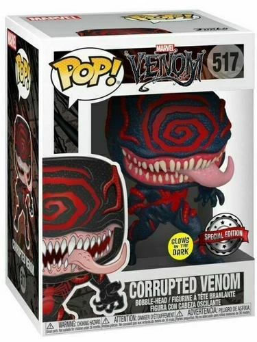 Figura exclusiva Funko POP #517 Marvel Venom Corrupted Venom Glow totalmente nueva