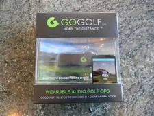 GOGOLF Wearable Audio Golf Gps "Hear The Distance" Bluetooth iPhone Android