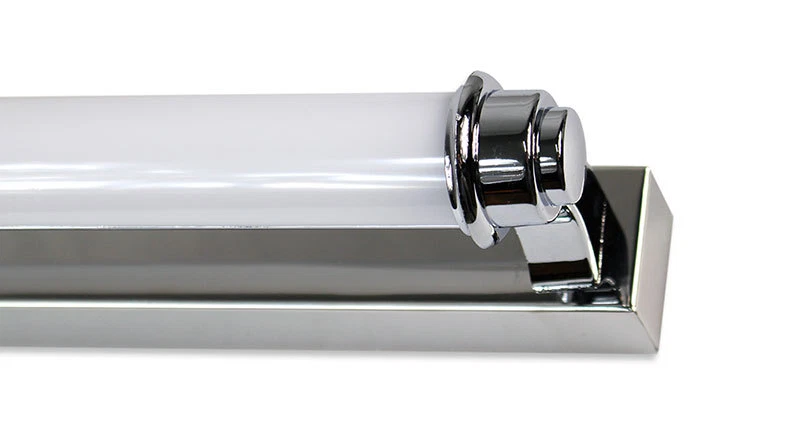 Applique led da specchio 9w lampada bagno orientabile 270 luce 4000k e 6500k - Immagine 2 di 3