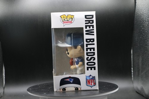 Funko Pop NFL #115 - Drew Bledsoe New England Patriots Blue Jersey - Picture 2 of 6