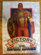 2011 Upper Deck Captain America The First Avenger #P-1 Poster Card Victory