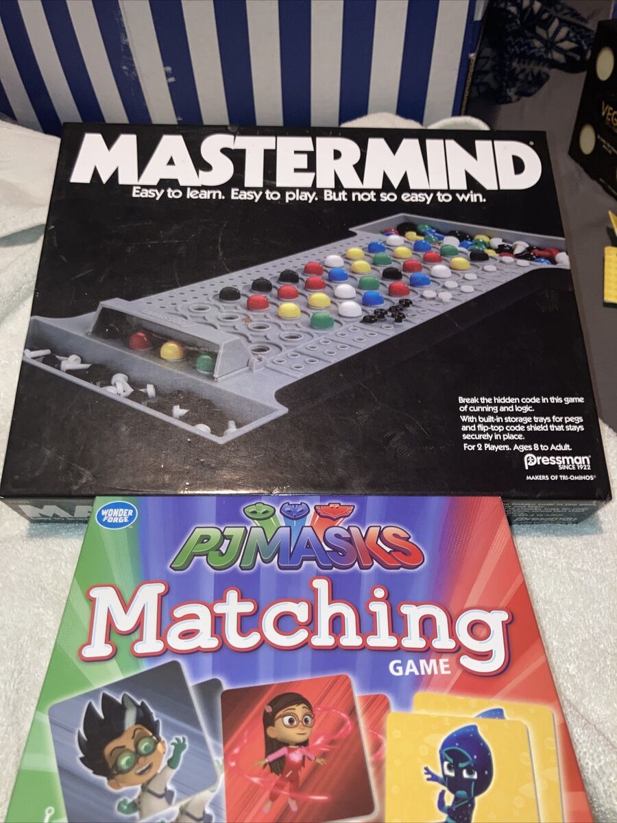 Mastermind board game easy to play easy to learn not so easy to win  Pressman co