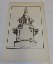 1768 Antique Print///ANCIENT TOMB//b