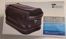 Deluxe Toiletry Bag with electric toothbrush and 3 containers. Brand New