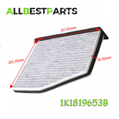 Cabin Air Filter for Audi A3 Q3 S3 TT VW Volkswagen Jetta Beetle Passat CUK2939