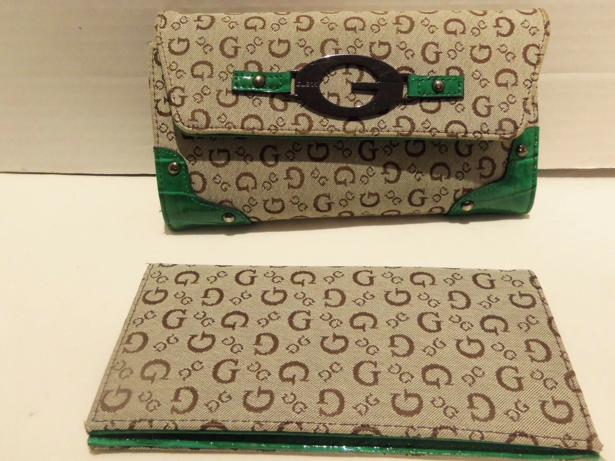 Guess checkbook wallet outlet