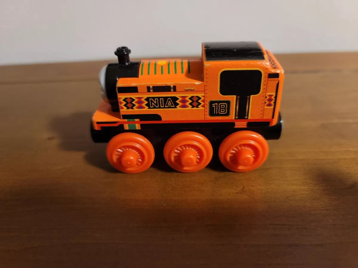 Thomas Wooden Railway Nia Train Good Condition oa