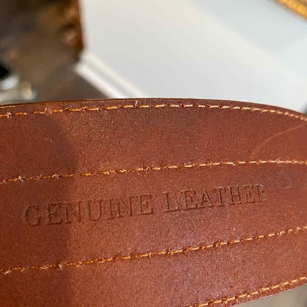 Calvin Klein Genuine Leather wide Belt Oxblood Silver Ring Size Medium Calvin Klein Genuine Leather wide Belt Oxblood Silver Ring  main image 2