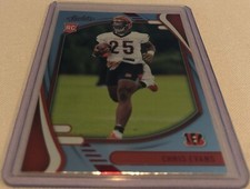 2021 Panini Absolute Football Chris Evans Cincinnati Bengals Red Rookie #180