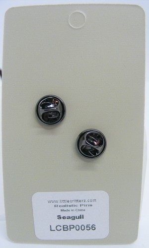 Gaviota pasador de esmalte realista Little Critterz LCBP0056 - Imagen 3 de 3