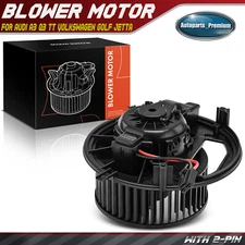 HVAC Blower Motor w/ Fan Cage for Audi A3 Volkswagen Jetta Golf Tiguan Taos GTI