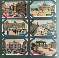 Liebig Sammelbilder 6 Bilder Serie Grossstadt...
