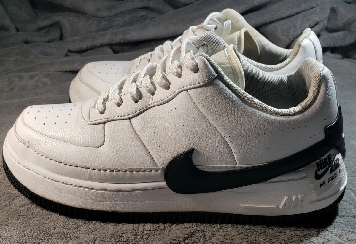 Size 10 Women- Nike Air Force 1 Jester White Black 2018 A01220-102