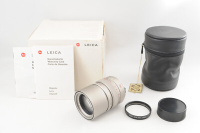 ◇57◇ TOP MINT in BOX LEICA ELMARIT 90mm f2.8【2nd】TITAN + Pouch