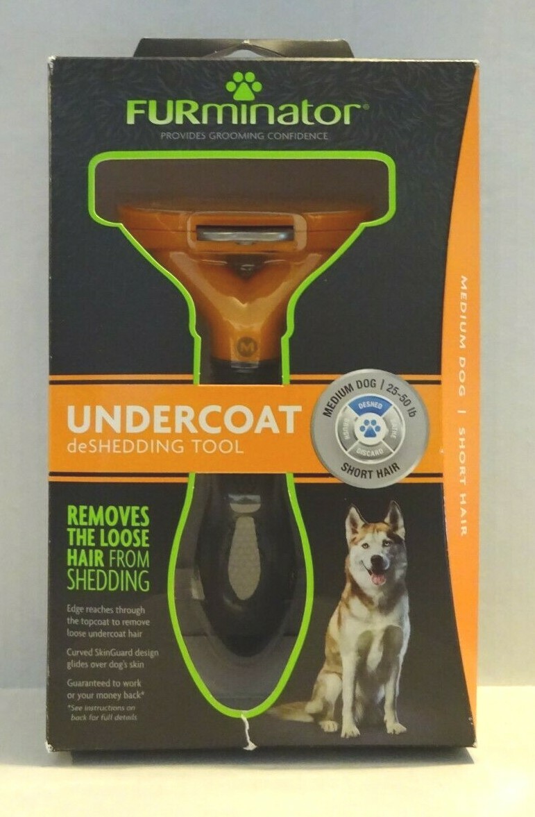 FURminator Undercoat DeShedding Tool---Medium Dog, Short New
