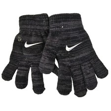 Nike Kids Gloves Gray Swoosh Logo Youth
